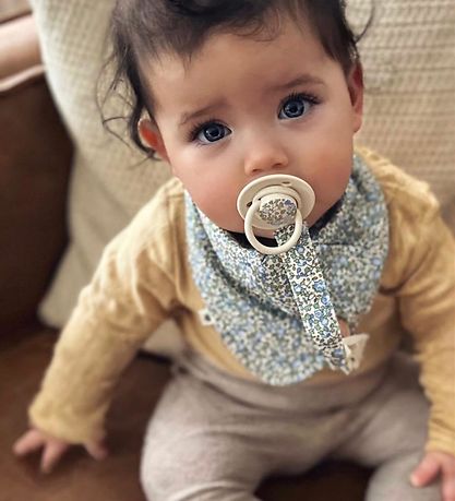 BIBS X Liberty De Lux Sutter - 2-pak - Rund - Eloise/Baby Blue M BIBS X Liberty De Lux Sutter - 2-pak - Rund - Eloise/Baby Blue M