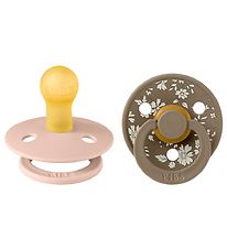 BIBS X Liberty Colour Sutter - 2-pak - Str. 1 - Rund - Capel/Blu BIBS X Liberty Colour Sutter - 2-pak - Str. 1 - Rund - Capel/Blu