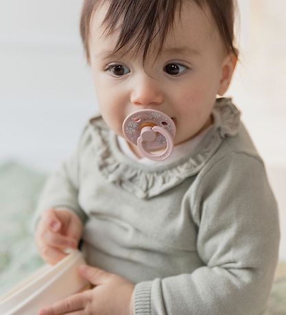 BIBS X Liberty Colour Sutter - 2-pak - Str. 1 - Rund - Capel/Blu BIBS X Liberty Colour Sutter - 2-pak - Str. 1 - Rund - Capel/Blu