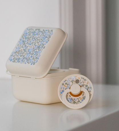 BIBS X Liberty Colour Sutter - 2-pak - Str. 1 - Rund - Eloise/Du BIBS X Liberty Colour Sutter - 2-pak - Str. 1 - Rund - Eloise/Du