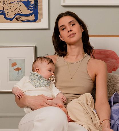 BIBS X Liberty Colour Sutter - 2-pak - Str. 1 - Rund - Eloise/Sa BIBS X Liberty Colour Sutter - 2-pak - Str. 1 - Rund - Eloise/Sa