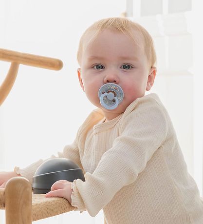 BIBS X Liberty Colour Sutter - 2-pak - Str. 1 - Rund - Capel/Dus BIBS X Liberty Colour Sutter - 2-pak - Str. 1 - Rund - Capel/Dus