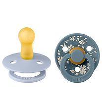 BIBS X Liberty Colour Sutter - 2-pak - Str. 2 - Rund - Capel/Dus BIBS X Liberty Colour Sutter - 2-pak - Str. 2 - Rund - Capel/Dus