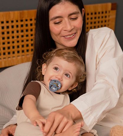 BIBS X Liberty Colour Sutter - 2-pak - Str. 2 - Rund - Capel/Dus BIBS X Liberty Colour Sutter - 2-pak - Str. 2 - Rund - Capel/Dus