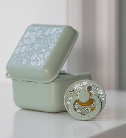 BIBS X Liberty Sutteboks - 7x5 cm - Sage