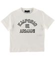 Emporio Armani T-shirt - Hvid m. Navy Emporio Armani T-shirt - Hvid m. Navy