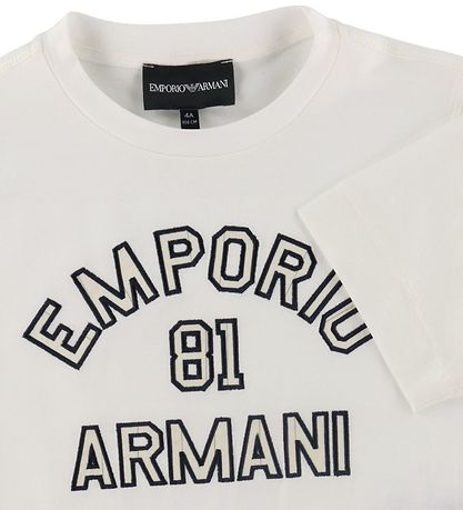 Emporio Armani T-shirt - Hvid m. Navy Emporio Armani T-shirt - Hvid m. Navy