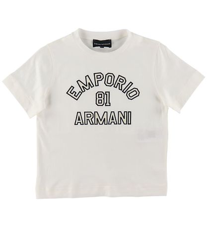 Emporio Armani T-shirt - Hvid m. Navy Emporio Armani T-shirt - Hvid m. Navy