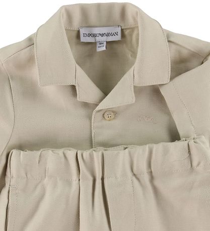 Emporio Armani Set - Shirt/Shorts - Beige
