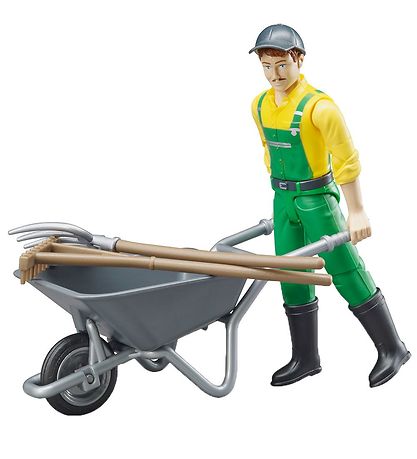 Bruder Figur - bworld - Landmand m. Tilbehør - 62610