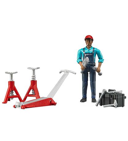 Bruder Figur - bworld - Mekaniker m. Tilbehør - 62100