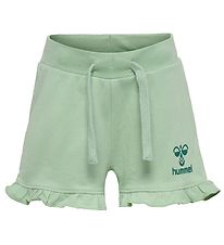 Hummel Shorts - hmlTalya Ruffle - Silt Green Hummel Shorts - hmlTalya Ruffle - Silt Green
