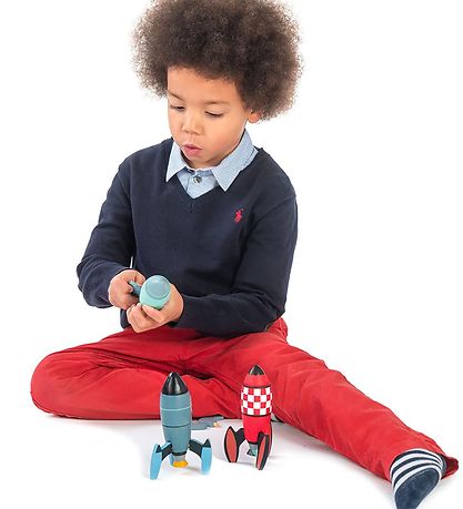 Tender Leaf Trælegetøj - Raketsæt - 21 Dele Tender Leaf Trælegetøj - Raketsæt - 21 Dele