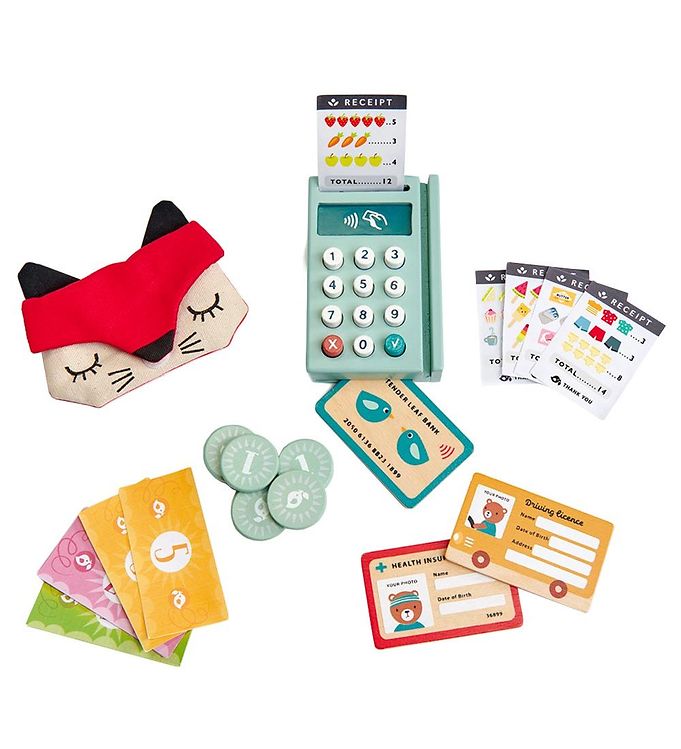 Tender Leaf - Play Pay Pack Kreditkort Terminal Legesæt - 21 Dele