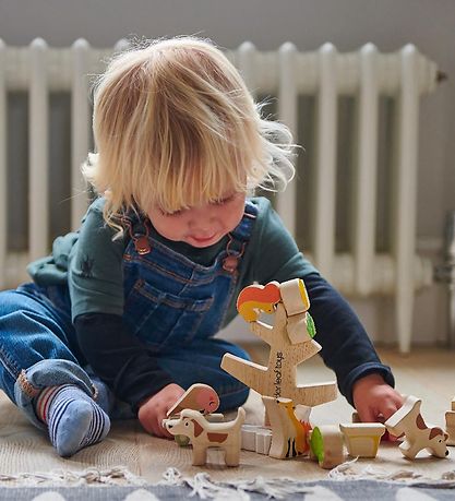 Tender Leaf Trælegetøj - Stabledyr - 16 Dele - Haven