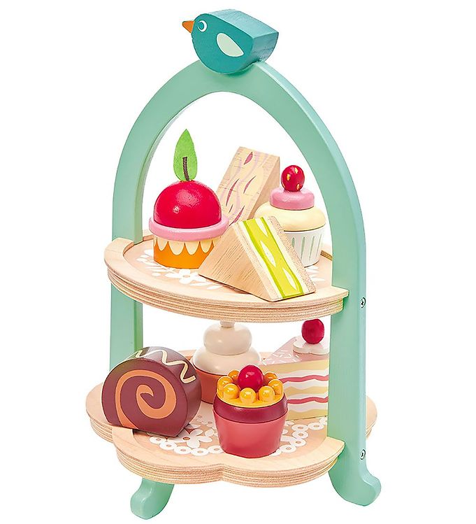 Tender Leaf - Snackopsats Med Legemad I Træ - Birdie