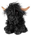Living Nature Bamse m. Lyd - 22x16 cm - Black Highland Ko - Sort Living Nature Bamse m. Lyd - 22x16 cm - Black Highland Ko - Sort