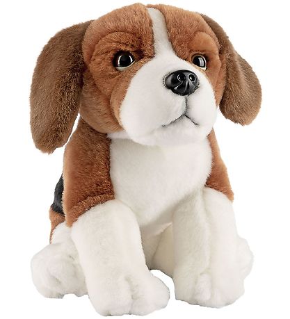 Living Nature Bamse - 24x19 cm - Beagle - Sort/Brun/Hvid Living Nature Bamse - 24x19 cm - Beagle - Sort/Brun/Hvid