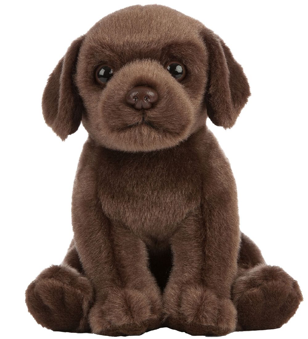 Living Nature Kuscheltier - 16x8 cm - Labrador-Welpe - Braun - Living Nature - One Size - Kuscheltiere