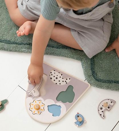 Done By Deer Puslespil - Træ - Lalee Sand Done By Deer Puslespil - Træ - Lalee Sand