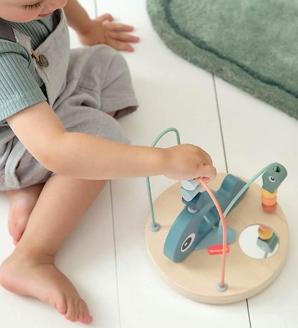 Done By Deer Kugleramme - Træ - Wally Blue Done By Deer Kugleramme - Træ - Wally Blue