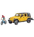Bruder Bil - Jeep Wrangler Rubicon m. Cykelrytter - 02543 Bruder Bil - Jeep Wrangler Rubicon m. Cykelrytter - 02543