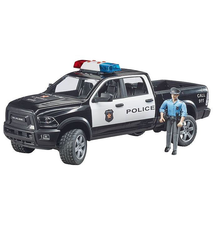 Bruder Bil - RAM 2500 Politibil m. Politibetjent - 02505