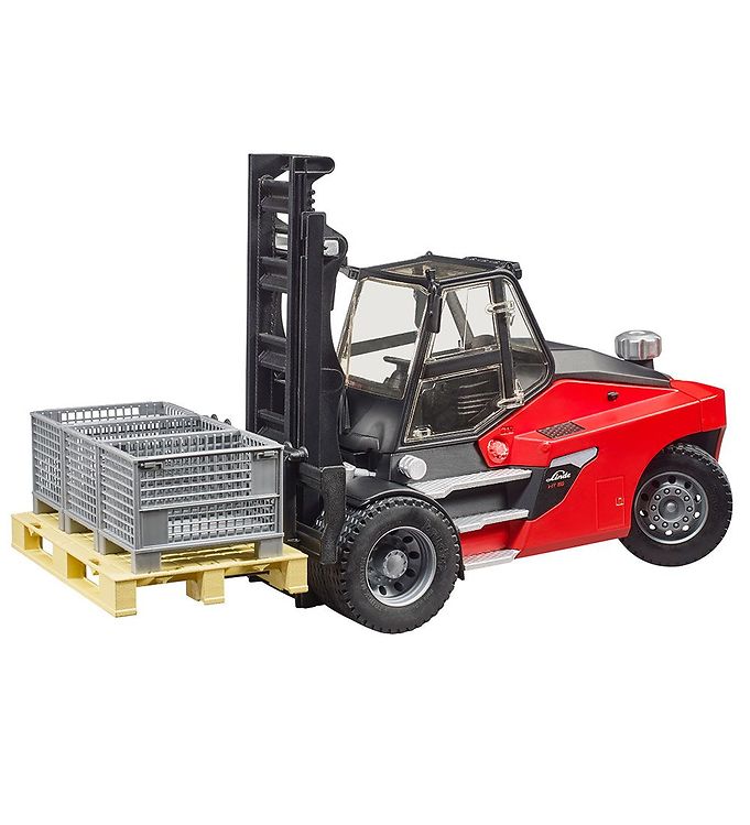 Bruder Linde HT160 gaffeltruck med palle og pallebure