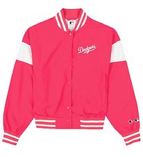 Champion Fashion Bomberjakke - Pink m. Hvid Champion Fashion Bomberjakke - Pink m. Hvid