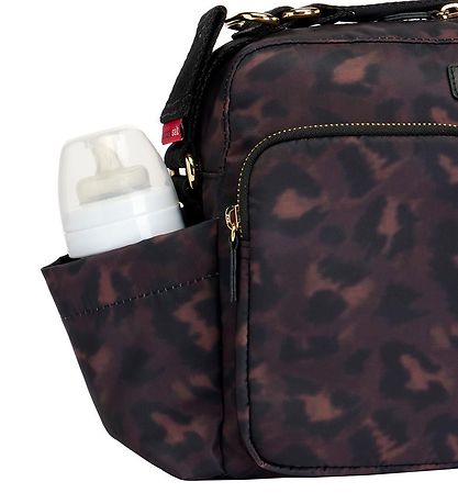 Storksak Kinderwagen Organizer - Black/Leopard