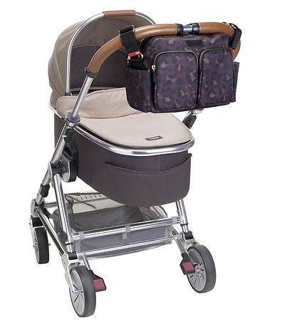 Storksak Kinderwagen Organizer - Black/Leopard