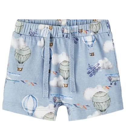 Name It Shorts - NbmHobbie - Dusty Blue Name It Shorts - NbmHobbie - Dusty Blue