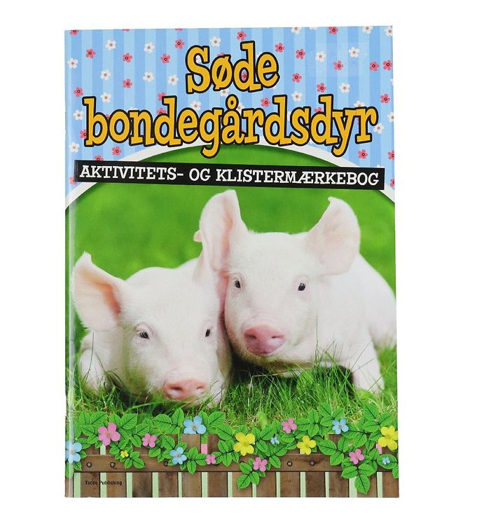 Søde bondegårdsdyr aktivitets- og klistermærkebog (DK) - Børnebog
