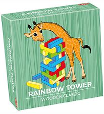 TACTIC Spil - Rainbow Tower - Wooden Classic TACTIC Spil - Rainbow Tower - Wooden Classic