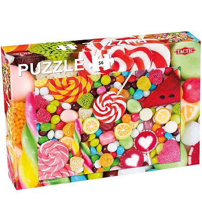 TACTIC Puslespil - Candy Bonanza - 56 Brikker TACTIC Puslespil - Candy Bonanza - 56 Brikker