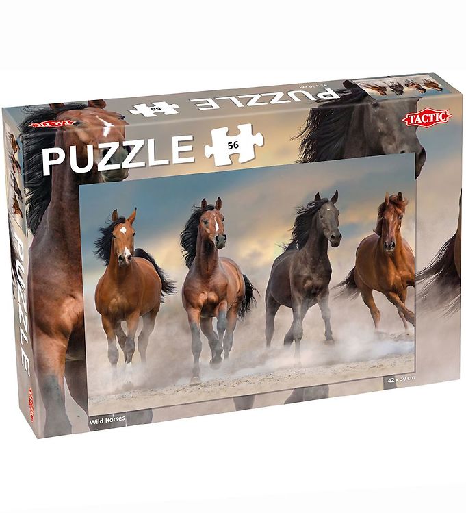 Tactic Wild Horses 56 pcs, 56 stk, Dyr, 4 År