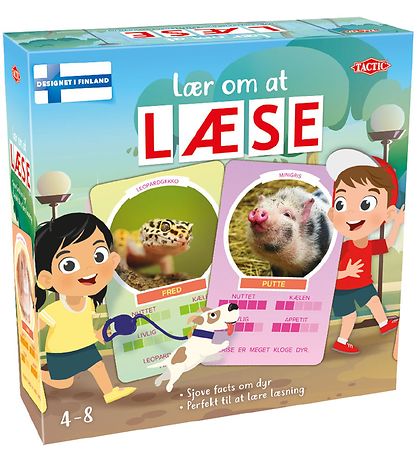 TACTIC Kortspil - Lær Om At Læse - Dansk TACTIC Kortspil - Lær Om At Læse - Dansk