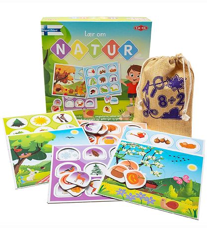 TACTIC Brætspil - Lær Om Natur - Dansk