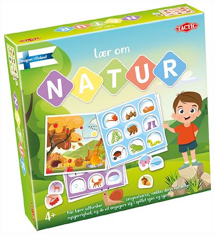 TACTIC Brætspil - Lær Om Natur - Dansk TACTIC Brætspil - Lær Om Natur - Dansk