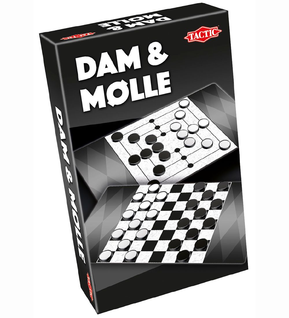 TACTIC Reisespiel - Dam & Mill - TACTIC - One Size - Brettspiele
