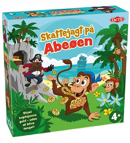 TACTIC Brætspil - Skattejagt På Abeøen - Dansk TACTIC Brætspil - Skattejagt På Abeøen - Dansk