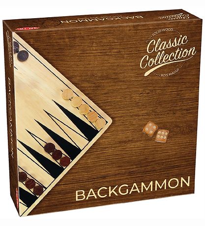 TACTIC Brætspil - Backgammon - Classic Collection - Træ TACTIC Brætspil - Backgammon - Classic Collection - Træ