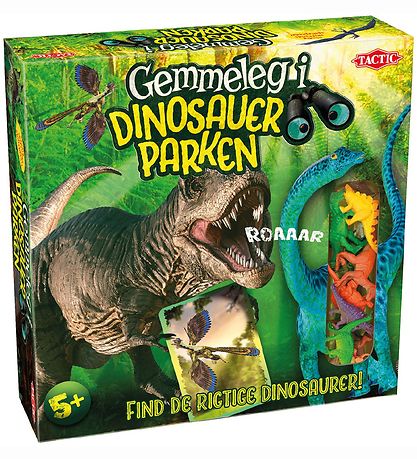 TACTIC Brætspil - Gemmeleg I Dinosaurparken - Dansk TACTIC Brætspil - Gemmeleg I Dinosaurparken - Dansk