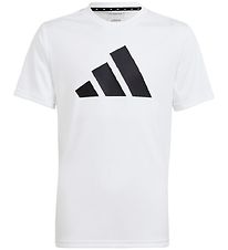 adidas Performance T-Shirt - U TR-ES Logo T - Hvid/Sort adidas Performance T-Shirt - U TR-ES Logo T - Hvid/Sort