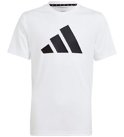 adidas Performance T-Shirt - U TR-ES Logo T - Hvid/Sort adidas Performance T-Shirt - U TR-ES Logo T - Hvid/Sort