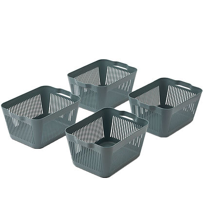 Liewood Kurv - 4-pak - Small - 30x22x14 cm - Whale Blue Liewood Kurv - 4-pak - Small - 30x22x14 cm - Whale Blue