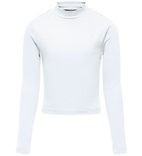 Kids Only Bluse - KogLinea - Rib - Bright White