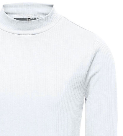 Kids Only Bluse - KogLinea - Rib - Bright White