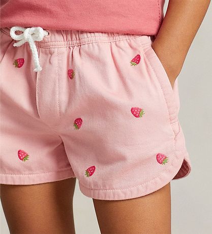 Polo Ralph Lauren Shorts - Cottage - Rosa m. Jordbær