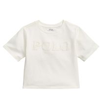 Polo Ralph Lauren T-shirt - Cropped - Cottage - Hvid Polo Ralph Lauren T-shirt - Cropped - Cottage - Hvid